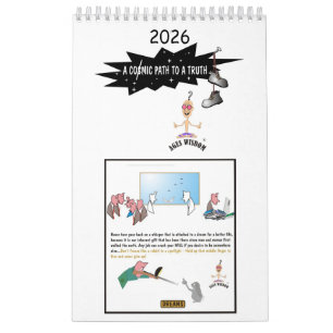 Chemin de bande dessinée vers un calendrier de vér