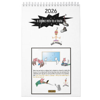 Chemin de bande dessinée vers un calendrier de vér