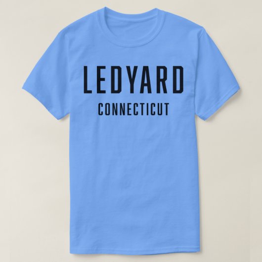 Chemin de fer Connecticut TShirt (Design devant)