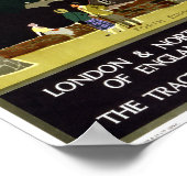 Chemin de fer d'Angleterre et Poster vintage écoss (Coin)