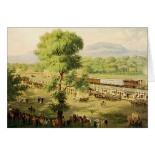 Chemin de fer dans la vallée du Mexique, 1869
