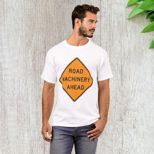 Chemin de fer devant les hommes T-shirt