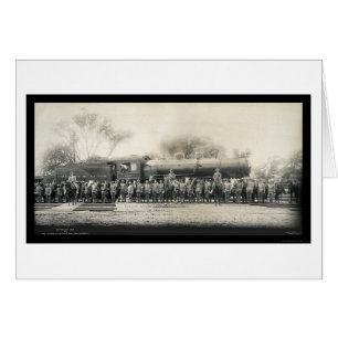 Chemin de fer et cavalerie Photo 1907