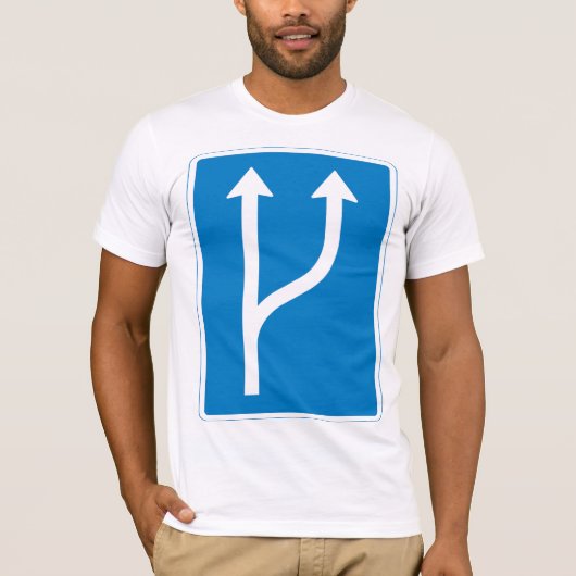Chemin de fer Flèches Mens T-shirt (Devant)