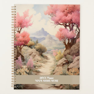 Chemin de Fleur vue montagne rose