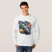 Chemin de Gravity - T-shirt Voyage cosmique (Devant entier)