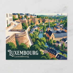 Chemin de la Corniche Luxemburg Briefkaart