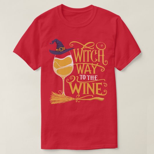 Chemin de la sorcière au vin TShirt (Design devant)