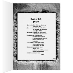Chemin de la vie Prière