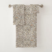 Chemin de pierre Gris Cobblestone Street Sidewalk (En situation)