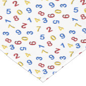 Chemin De Table Court 123 chiffres Rouge Jaune Bleu (Coin)