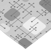 Chemin De Table Court 1950 Eames Era Art Crosshairs Grey (Coin)