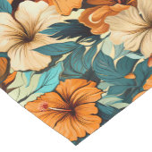 Chemin De Table Court #24 Modèle floral (Coin)