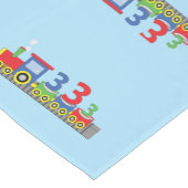 Chemin De Table Court 3e anniversaire Train Personnaliser le nom (Coin)