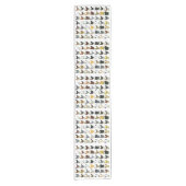 Chemin De Table Court 49 poules de poulet (Devant)