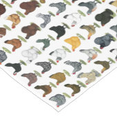 Chemin De Table Court 49 poules de poulet (Coin)