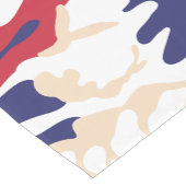 Chemin De Table Court 4th of July, Independence day, Camouflage Beige (Coin)