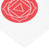 Chemin De Table Court 7 chakras (Coin)