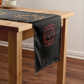 Chemin De Table Court 7 Chakras Courte Table Runner (In Situ)