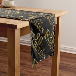 Chemin De Table Court 90e anniversaire