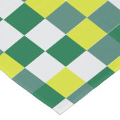 Chemin De Table Court À damiers Tartan vert (Coin)