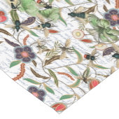 Chemin De Table Court Abeilles et fleurs Vintages (Coin)