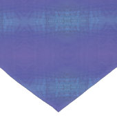 Chemin De Table Court Acceptation | Motif de Blue Indigo Violet Shibori (Coin)