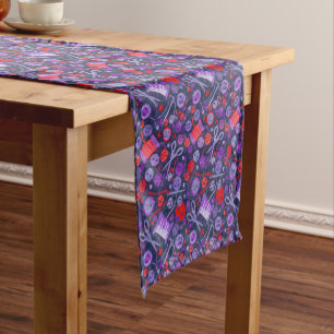 Chemin De Table Court Accueil Hobby Artisanat de couture Collage Motif B
