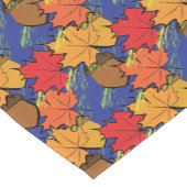 Chemin De Table Court Acorns et feuille I (Coin)