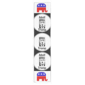 Chemin De Table Court Adolf Trump Table Runner (Devant)