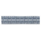 Chemin De Table Court Africain Bleu Denim Bogolan Coureur de table (Horizontal)