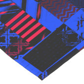 Chemin De Table Court Afrocentric Geometric Print  (Coin)