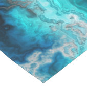 Chemin De Table Court Agate bleue 1 (Coin)