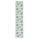 Chemin De Table Court Âge atomique Noël Holly Silver (Devant)