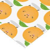 Chemin De Table Court Agréable agrumes d'orange (Coin)