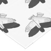 Chemin De Table Court Aigle de silhouette (Coin)