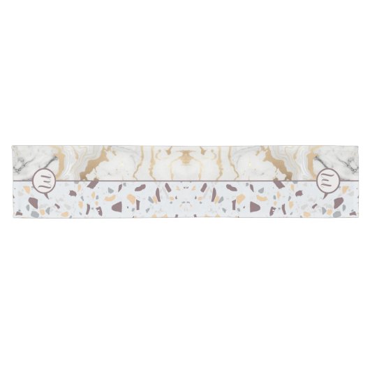 Chemin De Table Court Aimer Terrazzo-Marble sur mesure initiale (Horizontal)