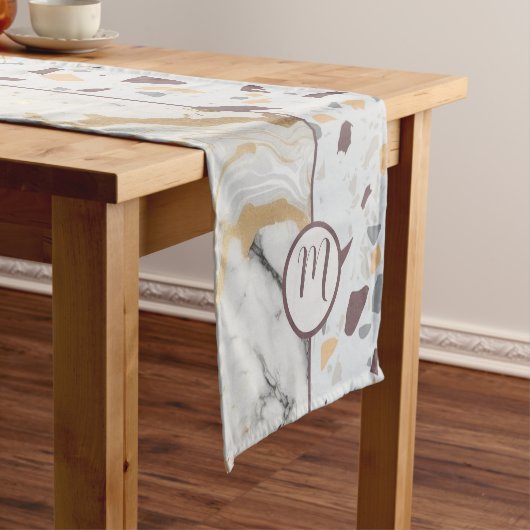 Chemin De Table Court Aimer Terrazzo-Marble sur mesure initiale (In Situ)