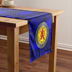 Chemin De Table Court Alba Gu Brath Lion Rampant noeud