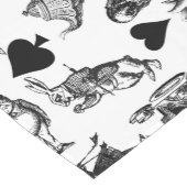 Chemin De Table Court Alice White Rabbit Wonderland Cheshire Cat (Coin)
