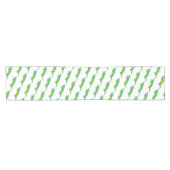 Chemin De Table Court Alligator vert jaune Crocodile Gator Croc Animal (Horizontal)