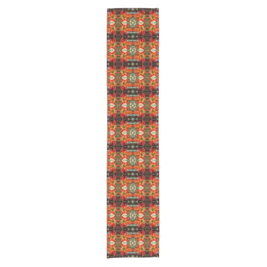 Chemin De Table Court Amaryllis Pattern Table Runner (Devant)