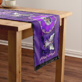 Chemin De Table Court âme violette (In Situ)