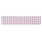 Chemin de table court American Hearts (Horizontal)