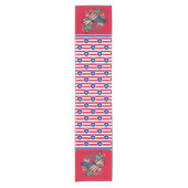 Chemin De Table Court American Star's And Stripes (Devant)