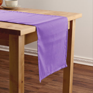 Chemin De Table Court Améthyste (couleur solide)