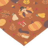 Chemin De Table Court Amis de l'automne (Coin)