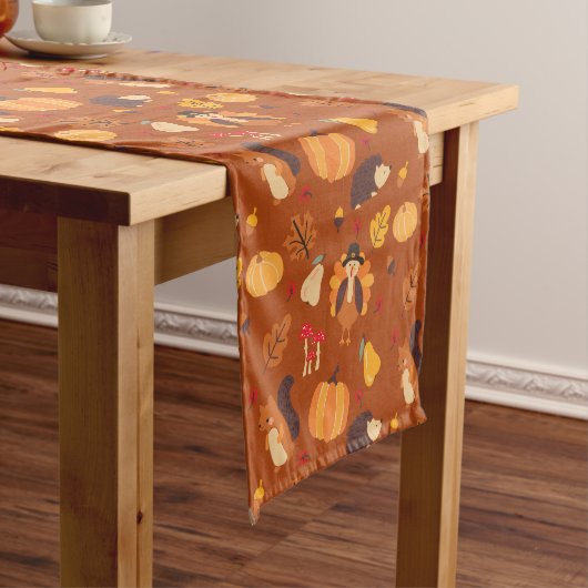 Chemin De Table Court Amis de l'automne (In Situ)