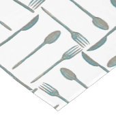 Chemin De Table Court Amusant design de couverts simple (Coin)