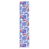 Chemin De Table Court Ancien tuile artisanale turque Tulipe Motif (Devant)